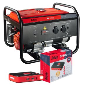 Бензиновый генератор FUBAG BS 3300 + Пусковое устройство DRIVE 400 в ПОДАРОК
