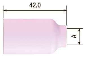 FUBAG Сопло керамическое для газовой линзы №7 ф11 FB TIG 17-18-26 (2 шт.) в Самаре фото