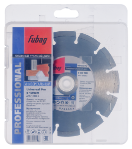 Алмазный отрезной диск FUBAG Универсальный Про (Universal Pro) D150 мм / 22,2 мм в Самаре фото