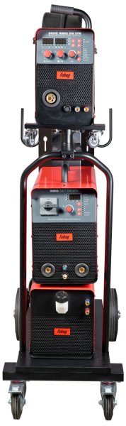 Сварочный полуавтомат INMIG 500T DW SYN + Подающий механизм DRIVE INMIG DW SYN + Шланг-пакет 5 м + Горелка FB 500 3 м + Блок жидкостного охлаждения + Тележка в Самаре фото