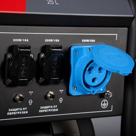 Бензиновый генератор с электростартером и коннектором автоматики FUBAG BS 7500 A ES в Самаре фото