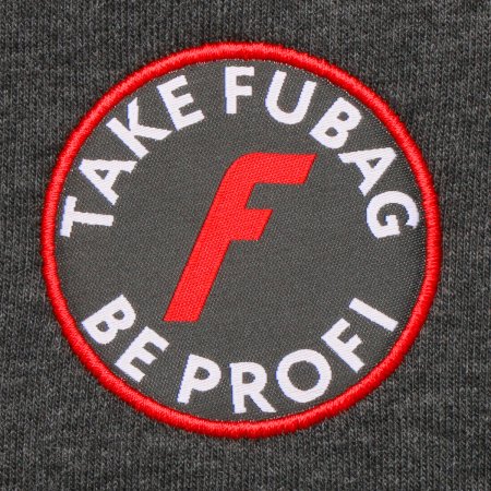 Серо-красная толстовка Fubag с капюшоном  размер XL в Самаре фото