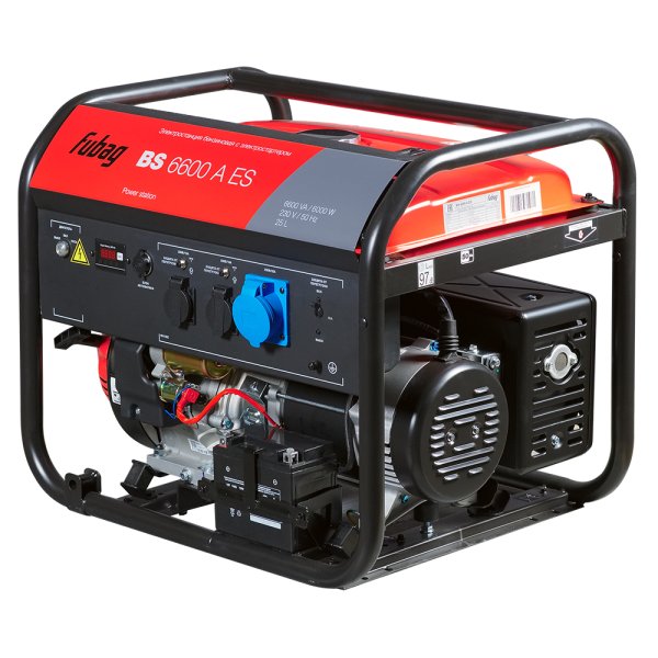 Бензиновый генератор FUBAG BS 6600 A ES с электростартером и коннектором автоматики + Блок автоматики Startmaster 6600 (230 В) в ПОДАРОК! в Самаре фото