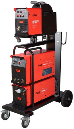 Сварочный полуавтомат INMIG 500T DW SYN + Подающий механизм DRIVE INMIG DW SYN + Шланг-пакет 5 м + Горелка FB 500 3 м + Блок жидкостного охлаждения + Тележка в Самаре фото